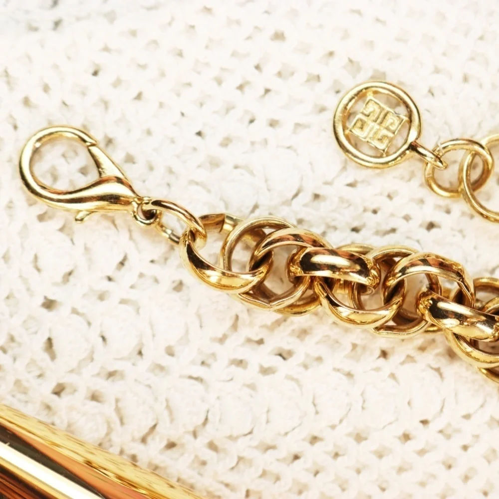 ⚜️ Vintage GIVENCHY Gold Logo Bracelet